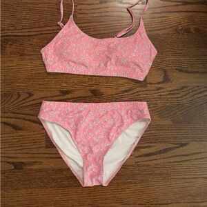 Pink Floral Women's Intimate Set